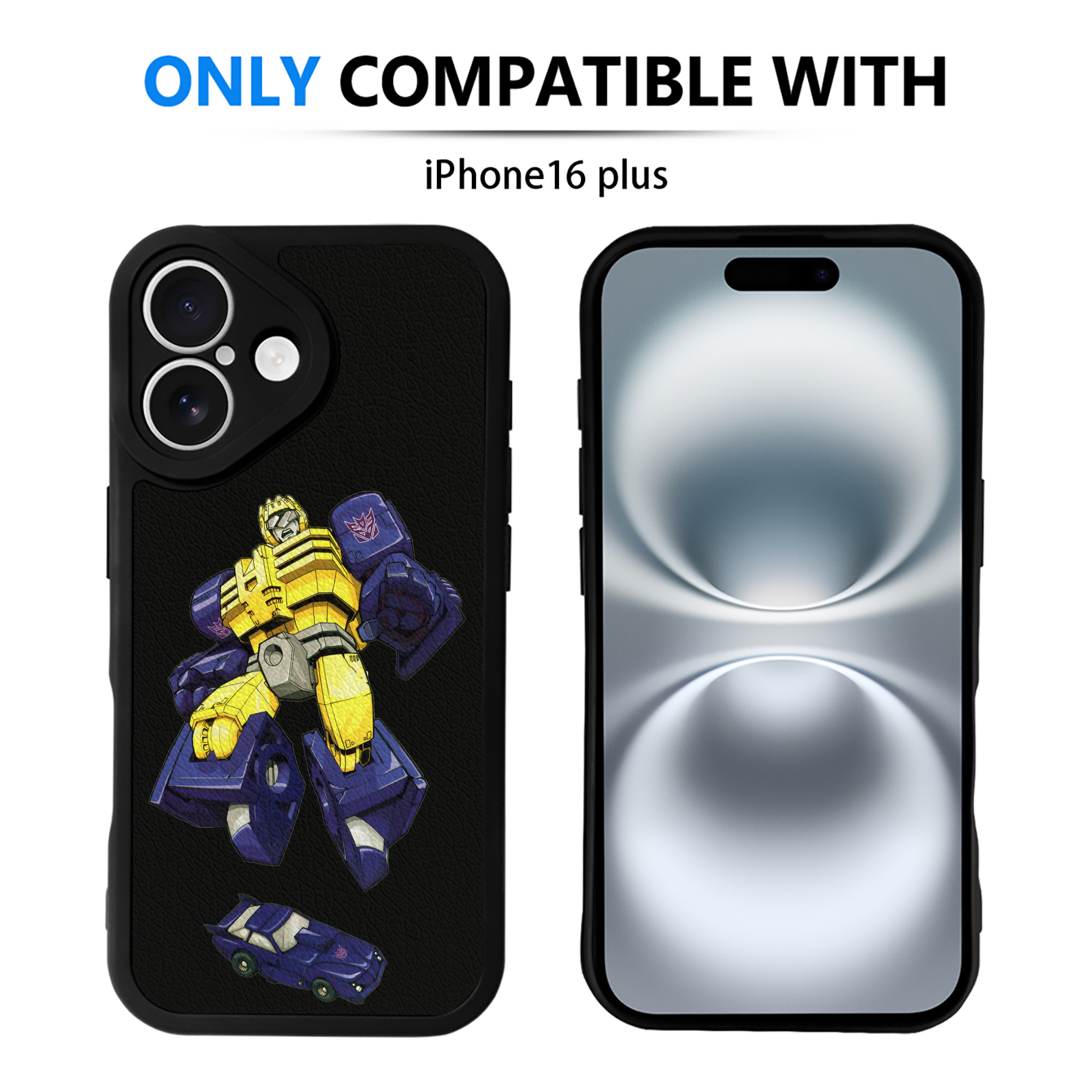 （画像用）  【iPhone 16シリーズ対応】シリコンスマホケース（レザー調） 材質：シリコン